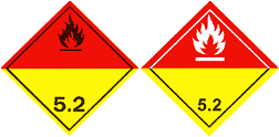 Gefahr der Klasse 5.2: Organische Peroxide